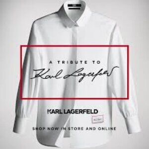 Karl Lagerfeld white shirt